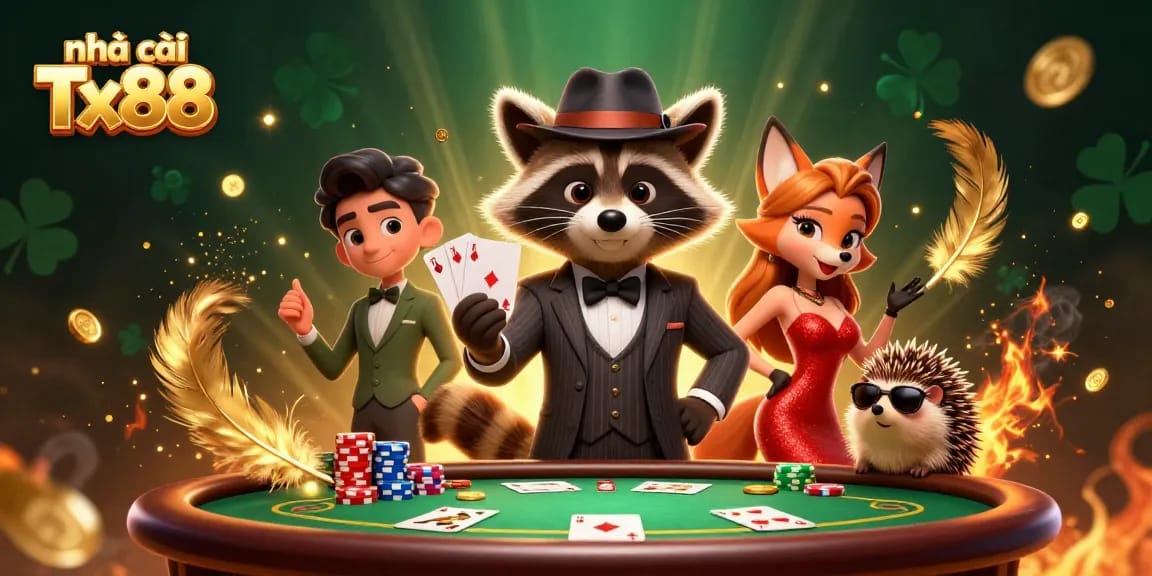 Engage in thrilling poker action at nhà cái Tx88 with dynamic gameplay and vibrant casino atmosphere.
