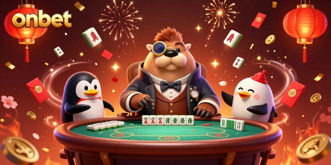 Join the exciting onbet scene with a jolly walrus playing poker at an underwater casino.