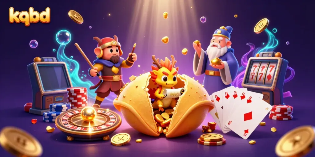 Experience kqbd results with a magical scene filled with dynamic casino elements and charming characters.