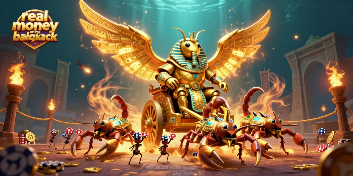 Experience thrilling real money online blackjack action with vibrant characters and a captivating game atmosphere.