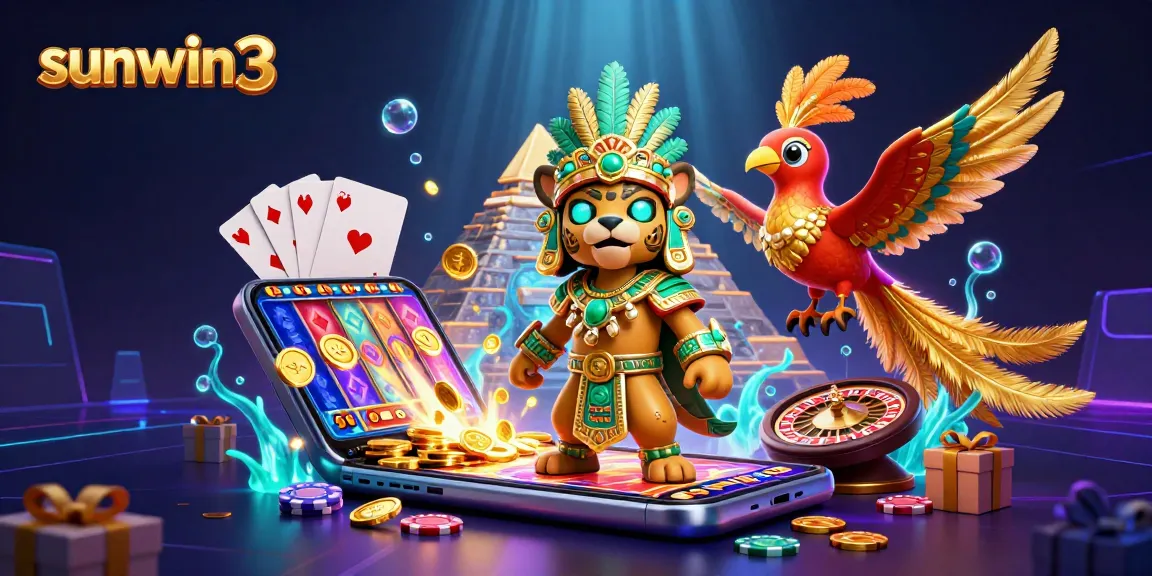 Engage with exciting jackpots on sunwin3 with colorful slot games and vibrant casino elements.